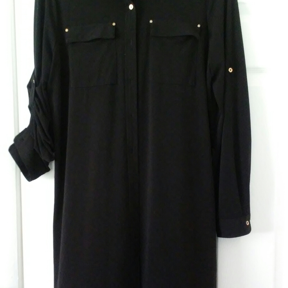 Black Calvin Klein Top/Top Dress/Jumpsuit Accessor